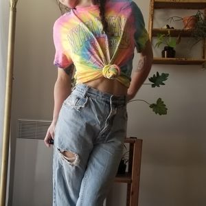 Vintage Myrtle Beach Tie Dye T-Shirt Tee Hippie 70